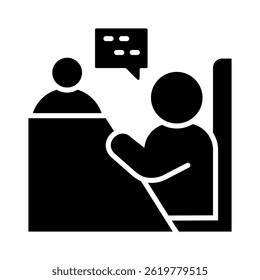 Elemento De Icono De Entrevistas De Trabajo Para Diseño