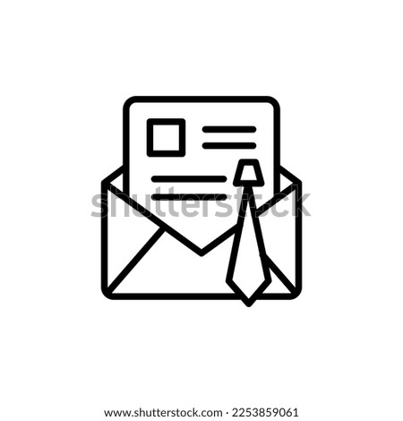 Job Letter icon in vector. Logotype