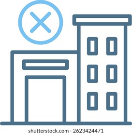 Job Loss Line Two Colour Icon