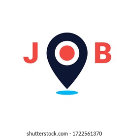 job map maker, flat design best vector icon on white background. EPS 10