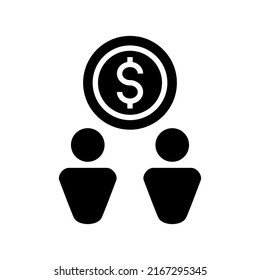 job money icon or logo isolated sign symbol vector illustration - high quality black style vector icons
