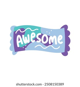 Job Motivation Sticker - Awesome