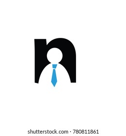 JOB  n FONT LOGO FLAT VECTOR TEMPLATE