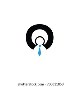 JOB o FONT LOGO FLAT VECTOR TEMPLATE