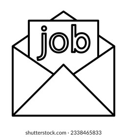 Job Offer Icon Design For Personal And Commercial Use.