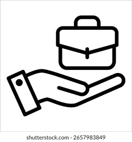 Job Offer Icon Element For Design