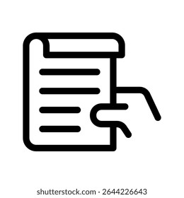 Job Offer Icon Vector Symbol Design Illustration