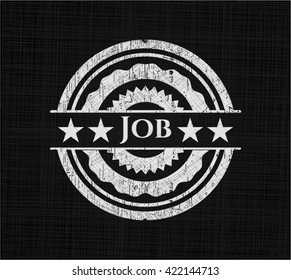 Job on chalkboard
