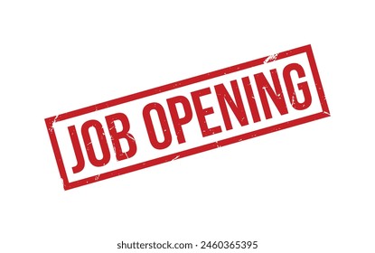 Job Opening Rubber Stamp Seal Vector