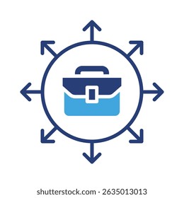 Elemento de ícone de oportunidades de emprego para design