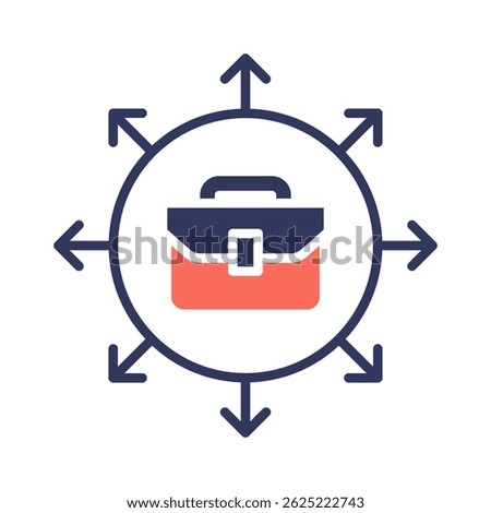 Job Opportunities Icon Element for Design