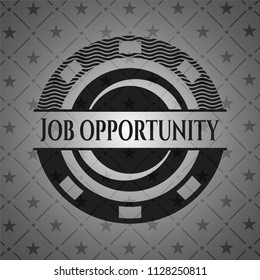 Job Opportunity black emblem. Vintage.