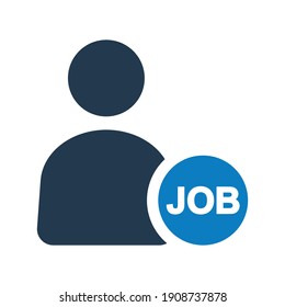 Icon.vacancy, bewerben,man (Vektorgrafik)