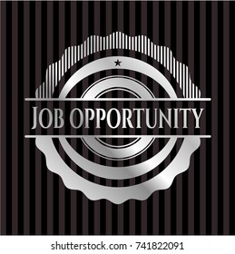 Job Opportunity silver emblem