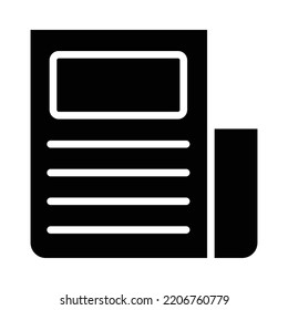 Job Paper Vector Icon which is suitable for commercial work and easily modify or edit it

