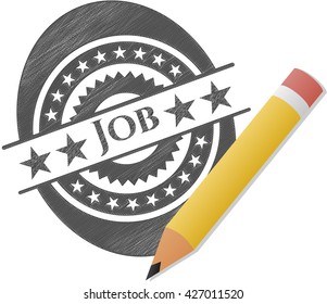 Job pencil effect