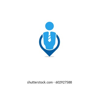 Job Point Logo Design Element