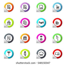 Job pointer on the color icons for your design