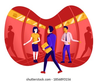 Job Portal Illustration, Job Seeker trying to find the perfect Job for them. This illustration can be use for website, landing page, web, app, and banner.