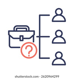 Elemento de ícone da posição do cargo para design