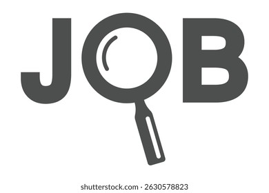 Job post, icon isolated, Job for app and web. Job search icon on white background. vector illustration.  