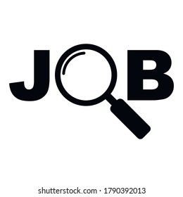 Job Post Icon Isolated On White Background. Vector Illustration. Eps 10