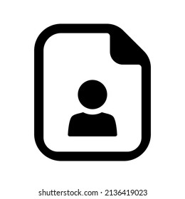 Job profile icon.man (vector illustration)
