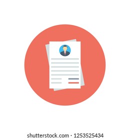 Job Profile Vector Icon