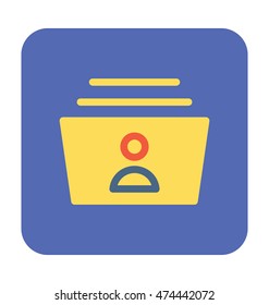 Job Profile Vector Icon