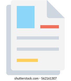 Job Profile Vector Icon