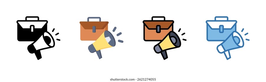 Job Promotion Icon Element For Design