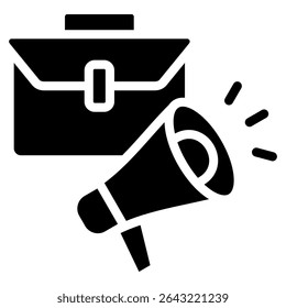 Job Promotion Icon Element For Design