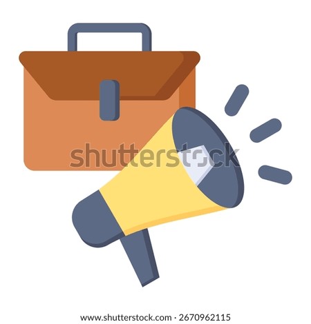 Job Promotion Icon Element For Design