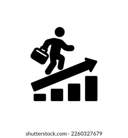 Job Promotion icon in vector. Logotype