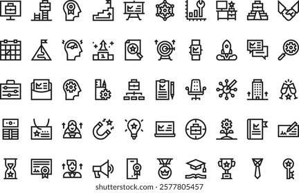 Job promotion icons High-Quality Vector Icons Collection with Editable Stroke. Ideal for Professional and Creative Projects.