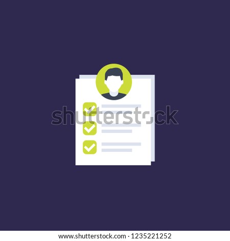 job qualifications icon