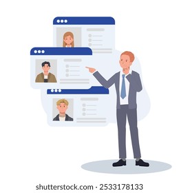 Job Recruitment and Candidate Selection Through Online Applications and Employment Screening