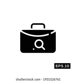 Job Recruitment Icon. Find Job Icon Vector Illustration Template For Web and Mobile