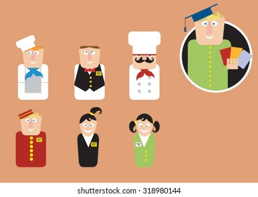 Job Restaurant Stock Vector (Royalty Free) 318980144 | Shutterstock