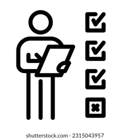 job result icon line vector design elements pictograms wed logo and infographics 
