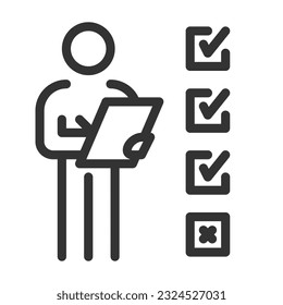Zeile mit dem Ergebnis des Auftrags, Vektordesign-Elemente Piktogramme, Logo und Infografiken 
