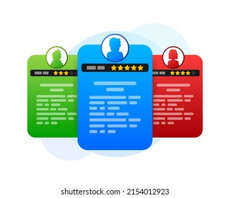 Job resume vector illustration concept. Business vector icon