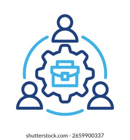 Elemento de icono de rotación de trabajo para diseño