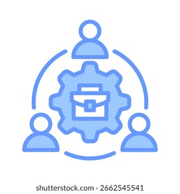 Elemento de icono de rotación de trabajo para diseño