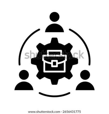 Job Rotation Icon Element For Design