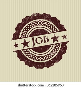 Job rubber grunge texture stamp