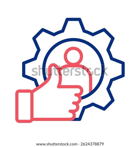 Job Satisfaction Icon Element For Design