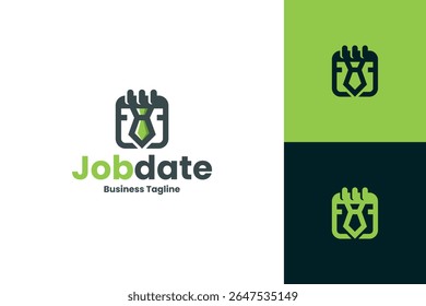 job schedule vector logo design