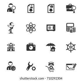 job search icon set