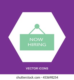 Job search icon, Vector, Hiring